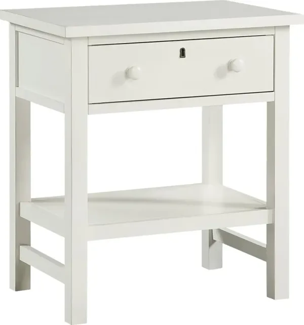 Adelaide White Nightstand