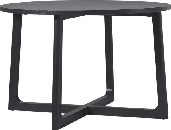 Villandrie Black Round Dining Table