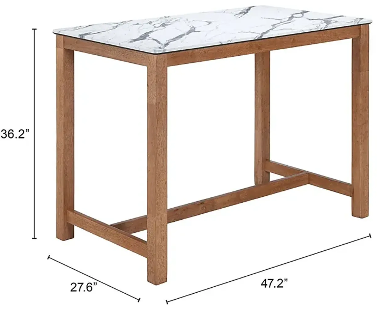 Sherin White Console Table