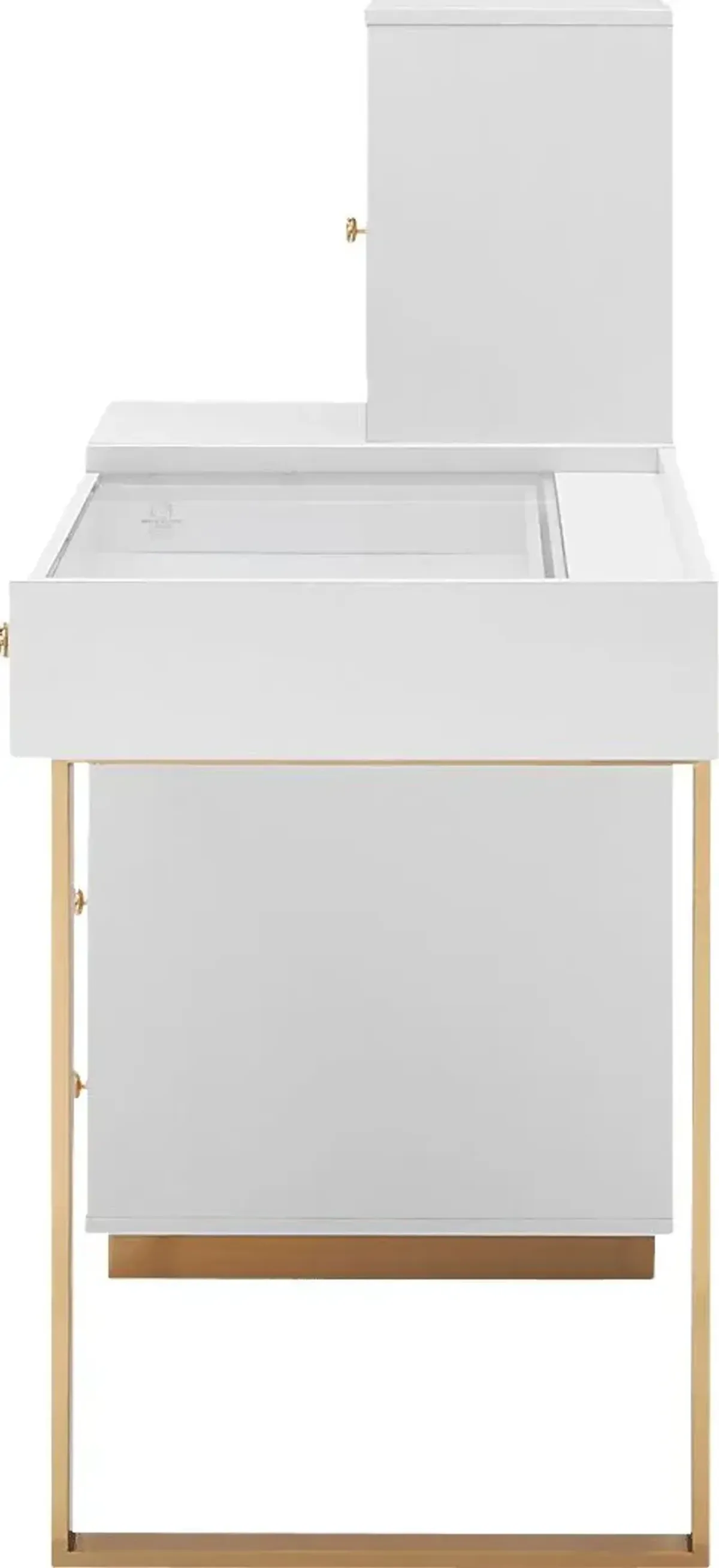 Kids Hello Kitty Gold Vanity I Desk