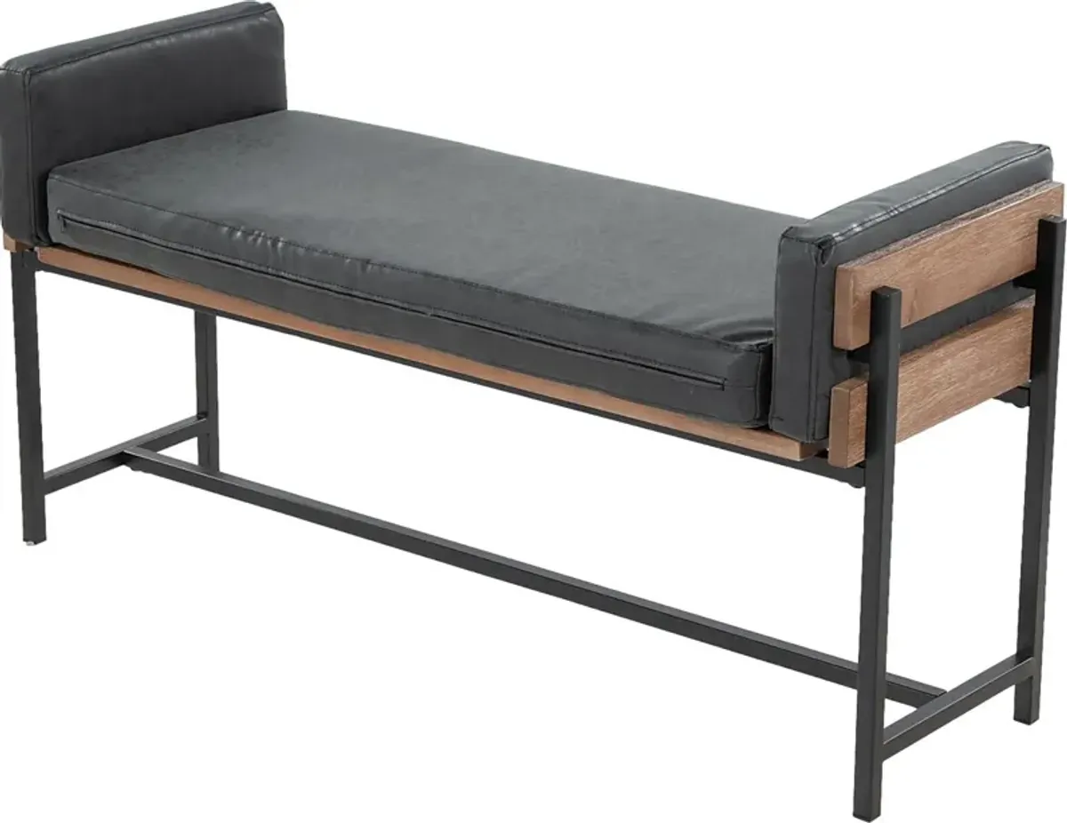 Gardencove I Black Bench