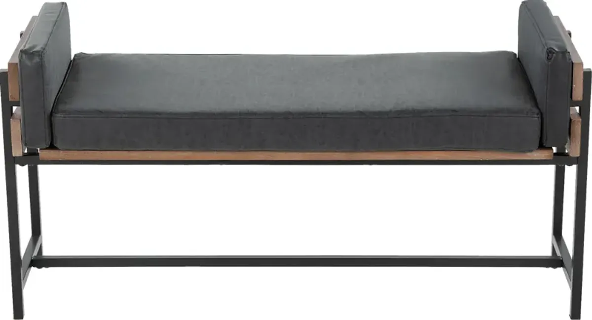 Gardencove I Black Bench