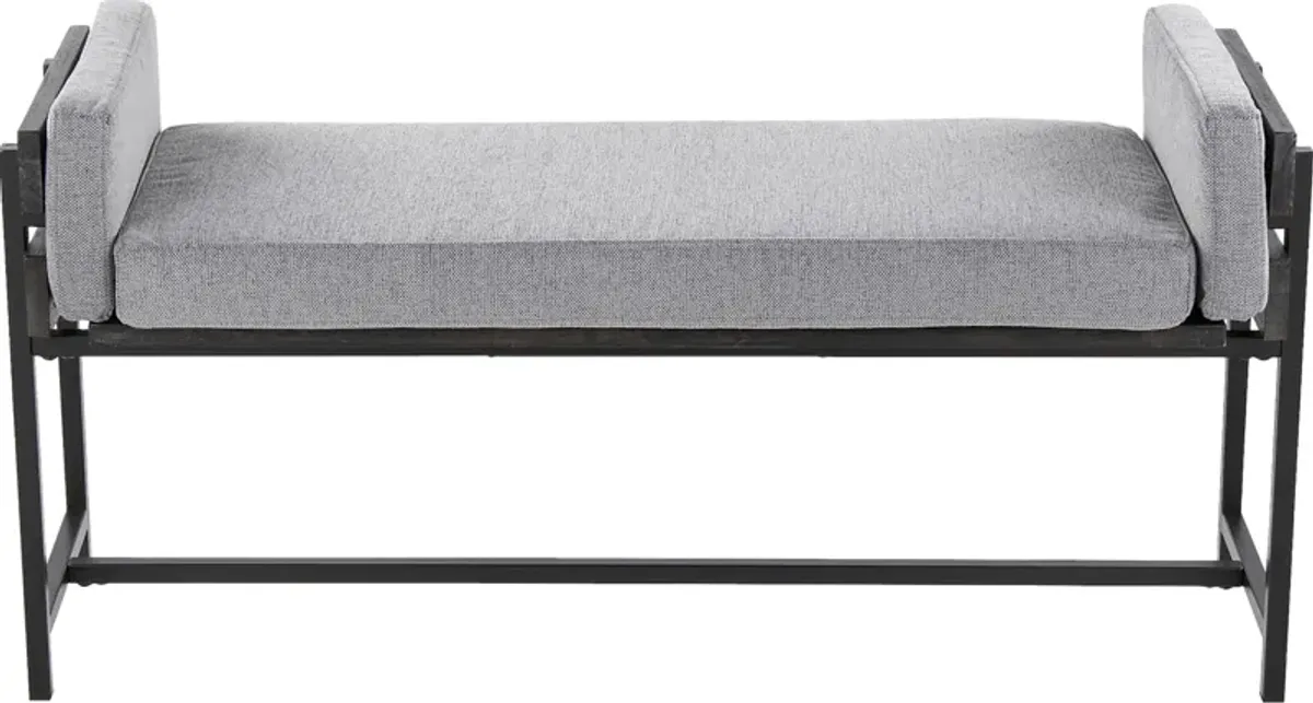 Gardencove II Gray Bench