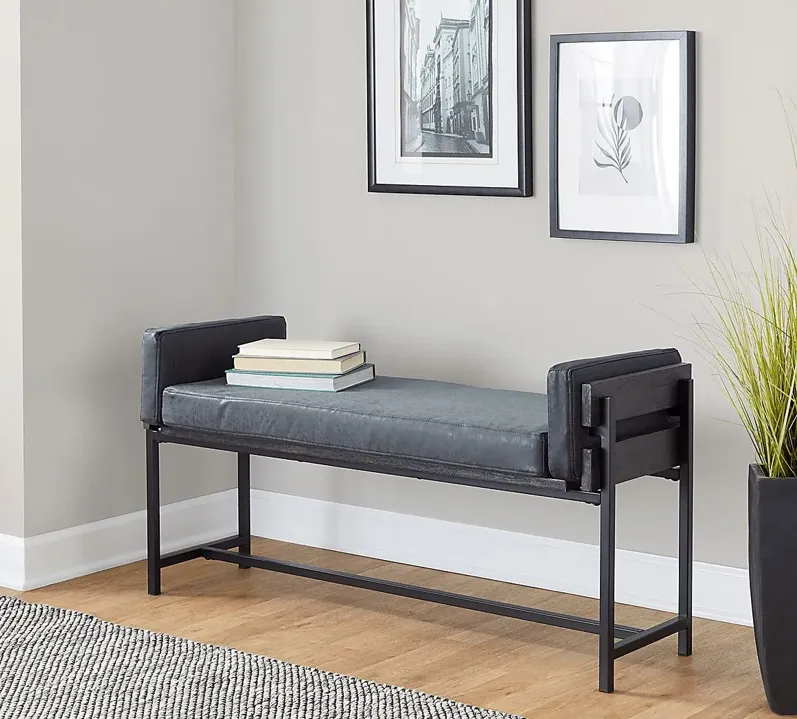 Gardencove II Black Bench