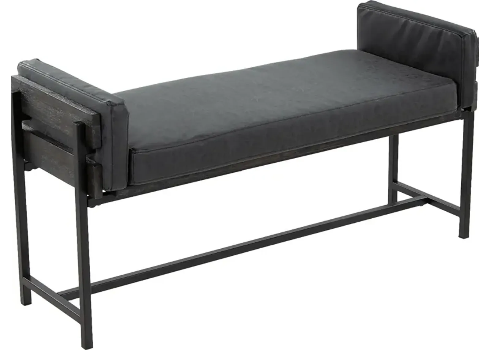 Gardencove II Black Bench