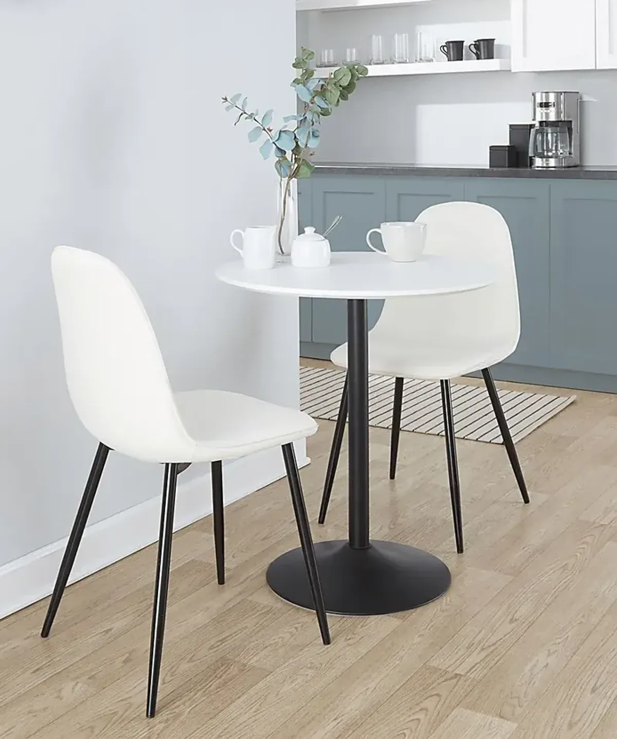 Tallfern White Adjustable Pub Table