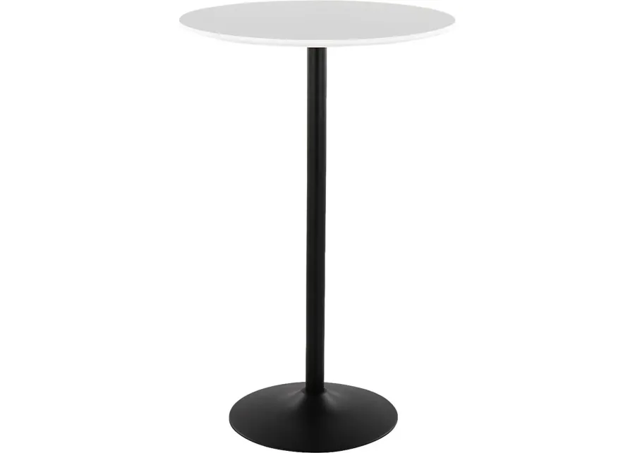 Tallfern White Adjustable Pub Table