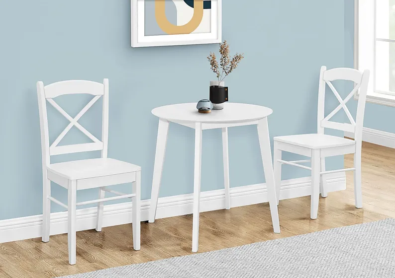 Oemlar I White Dining Table