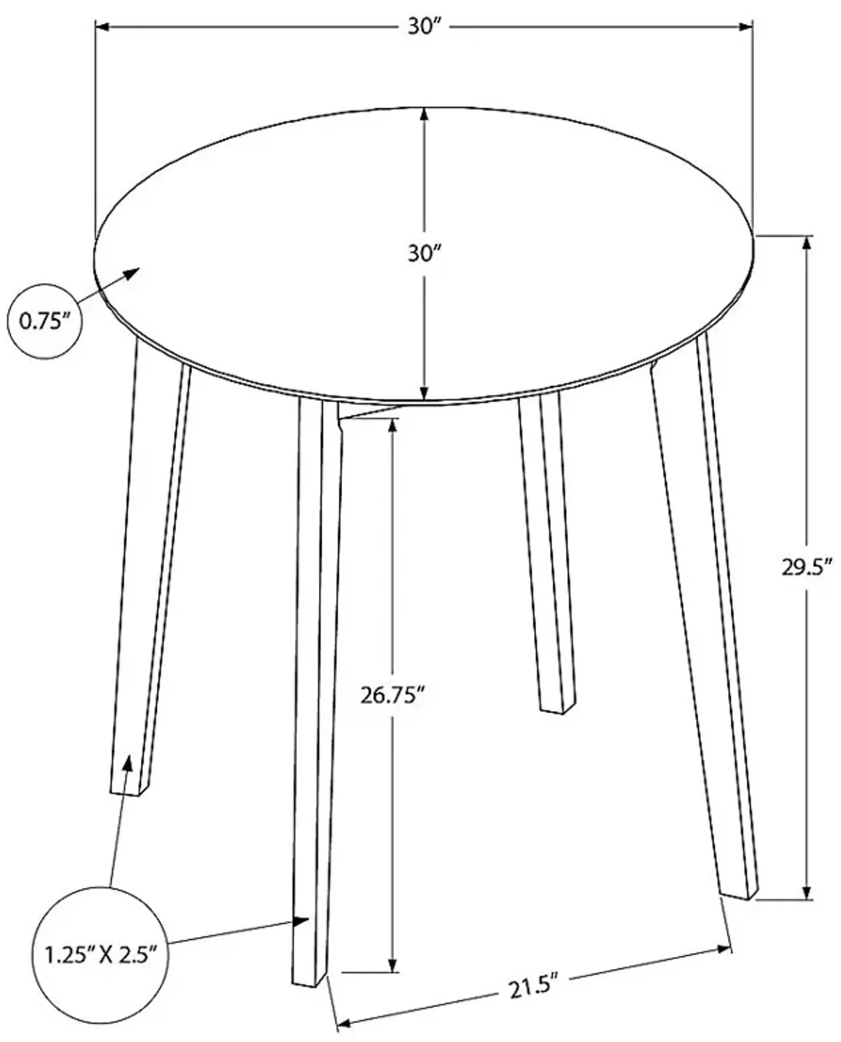 Oemlar I White Dining Table