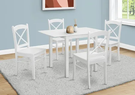 Oemlar II White Dining Table