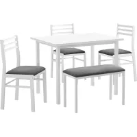 Belladona White Dining Table Set