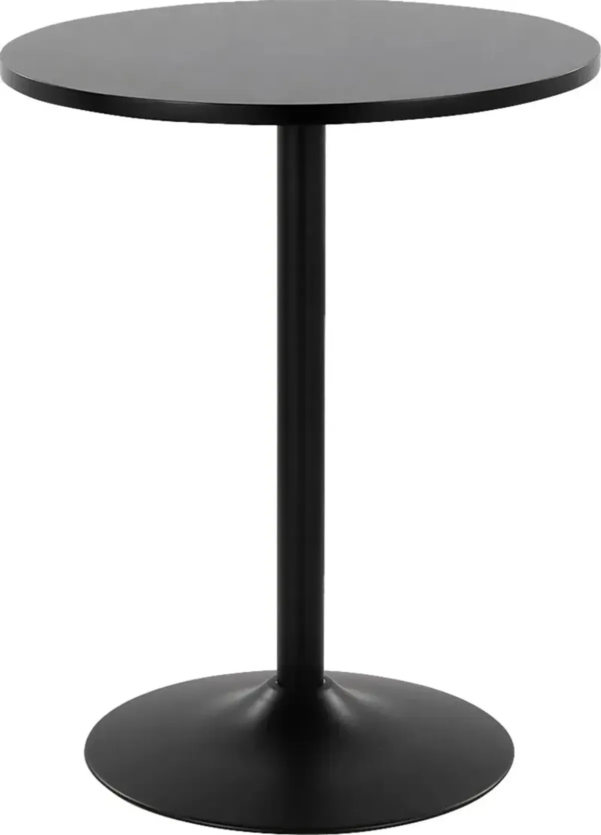 Faye Lane Black Adjustable Pub Table