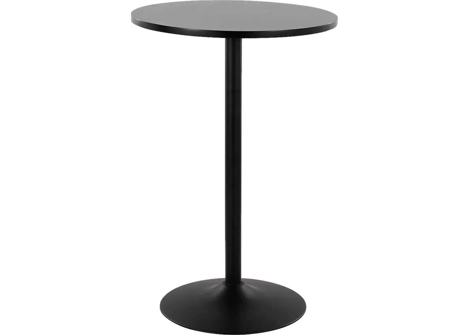 Faye Lane Black Adjustable Pub Table