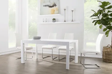 Zareck White Dining Table