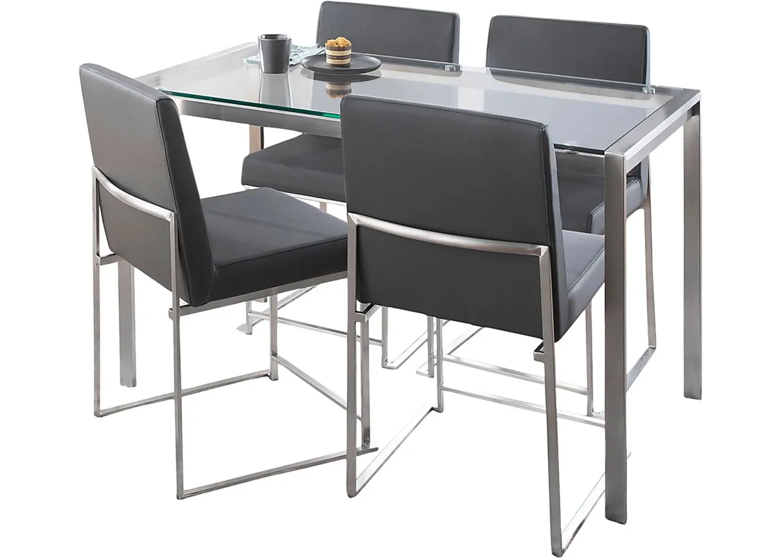 Valeview Gray 5pc Dining Set