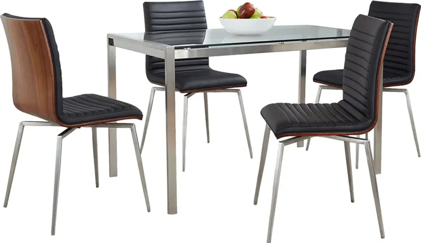 Upsall II Black 5pc Dining Set