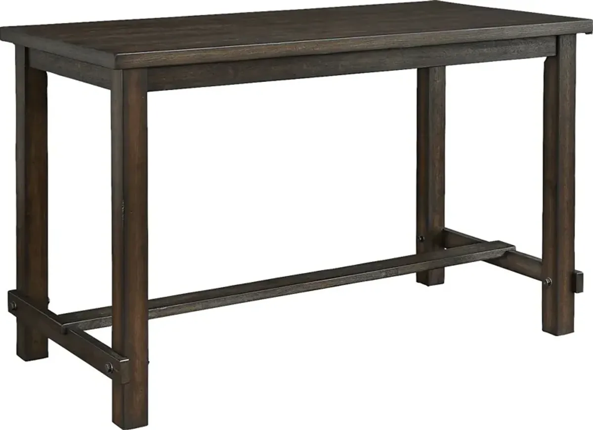 Silassie Brown Counter Height Table