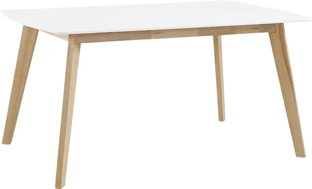 Lansburgh White Dining Table