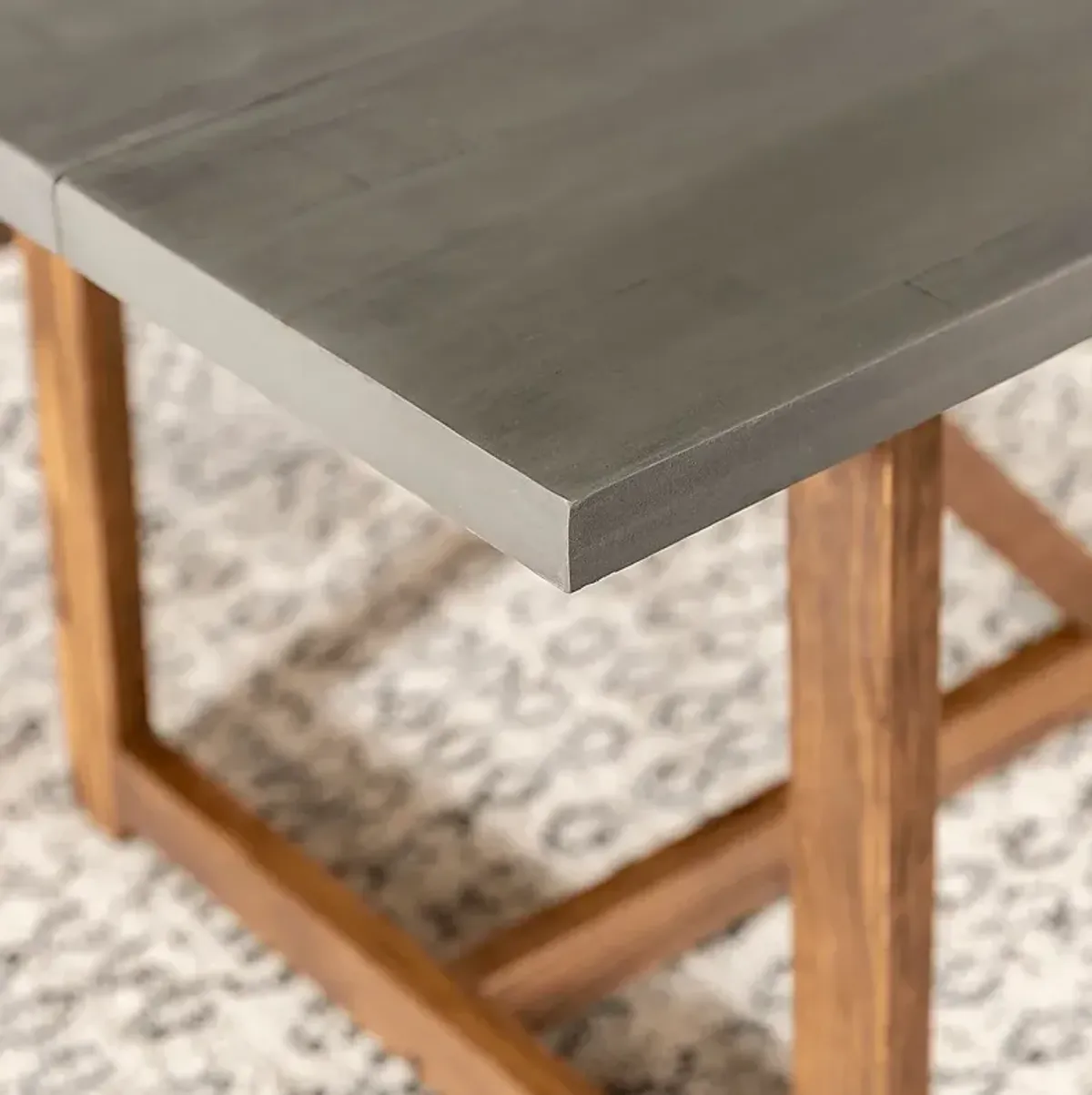 Pembrooke Gray Dining Table