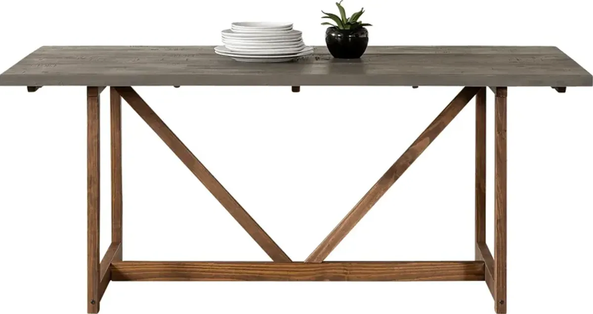 Pembrooke Gray Dining Table