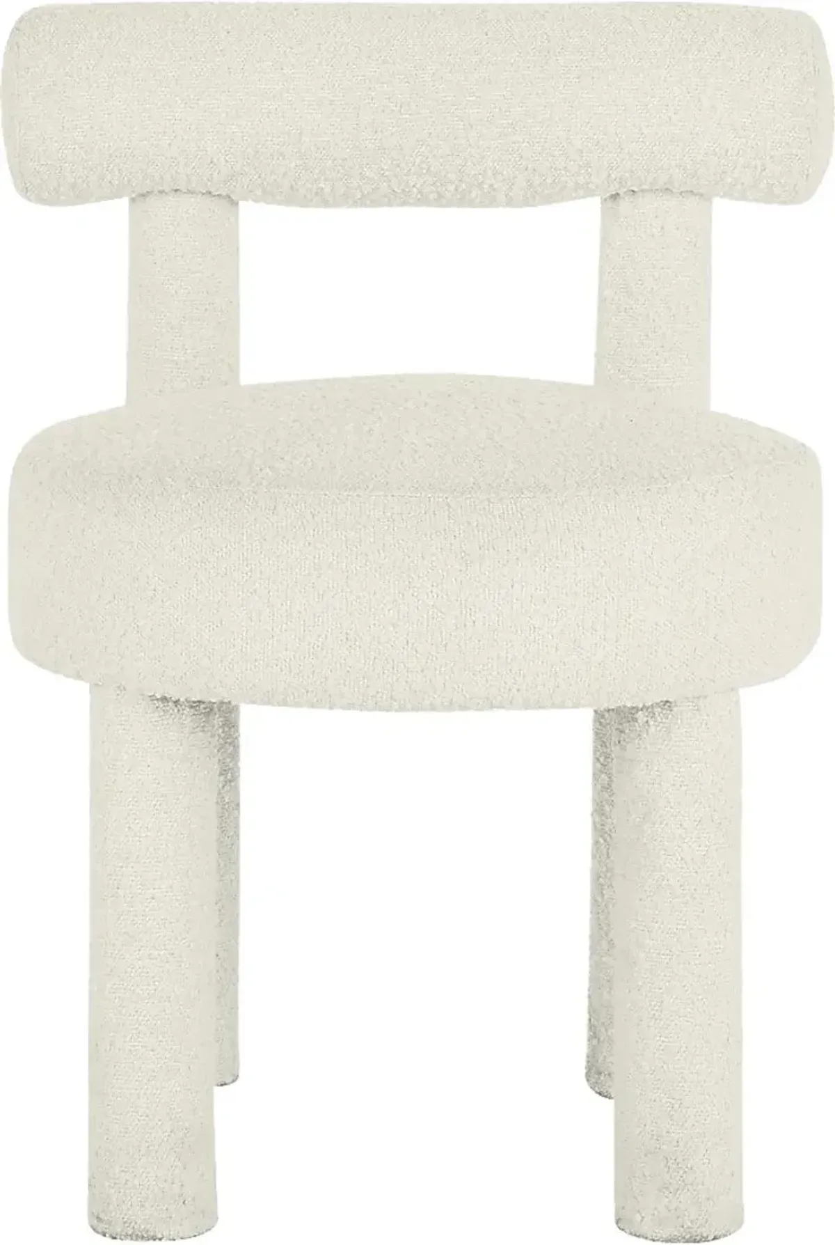 Carmela Ann Cream Boucle Side Chair