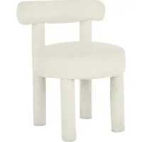 Carmela Ann Cream Boucle Side Chair