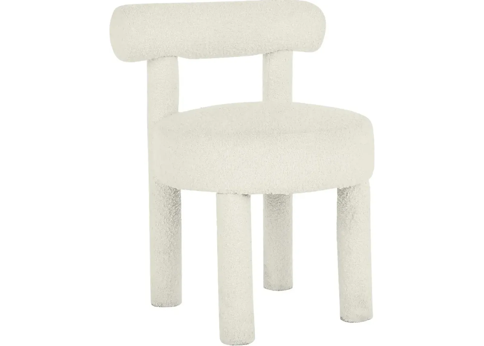 Carmela Ann Cream Boucle Side Chair