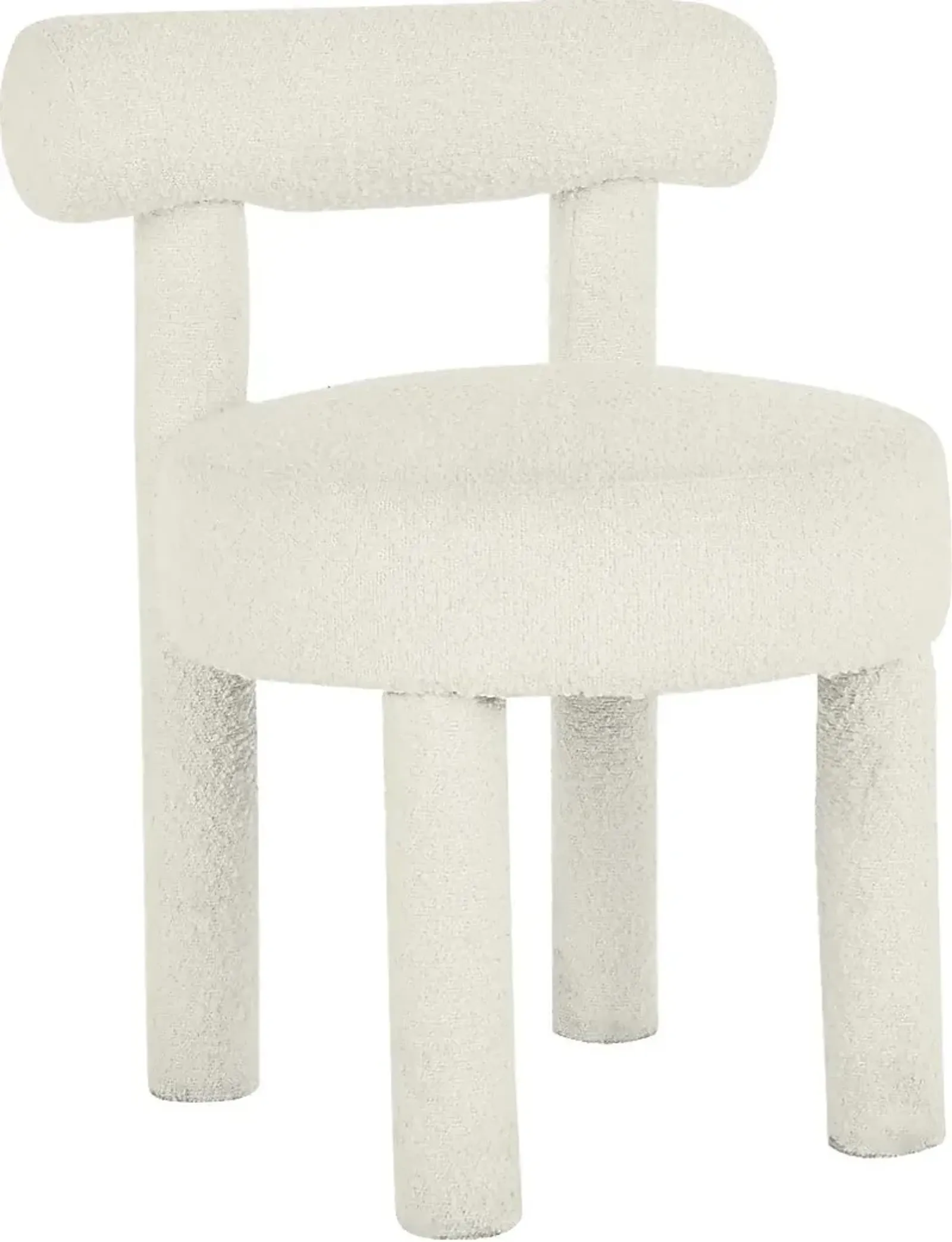 Carmela Ann Cream Boucle Side Chair