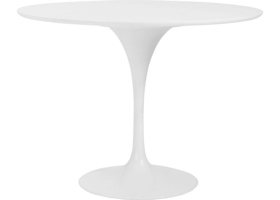 Kurela II White Dining Table