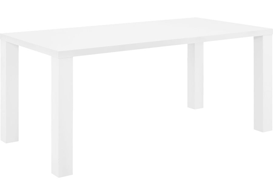 Ritenour White 70 in. Dining Table