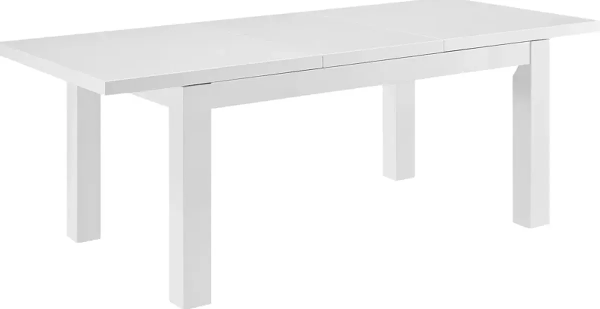 Ritenour White 79.5 in. Dining Table