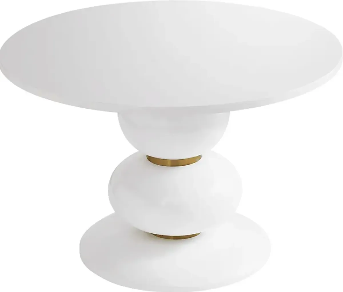 Fargreen White 47.5 in. Dining Table