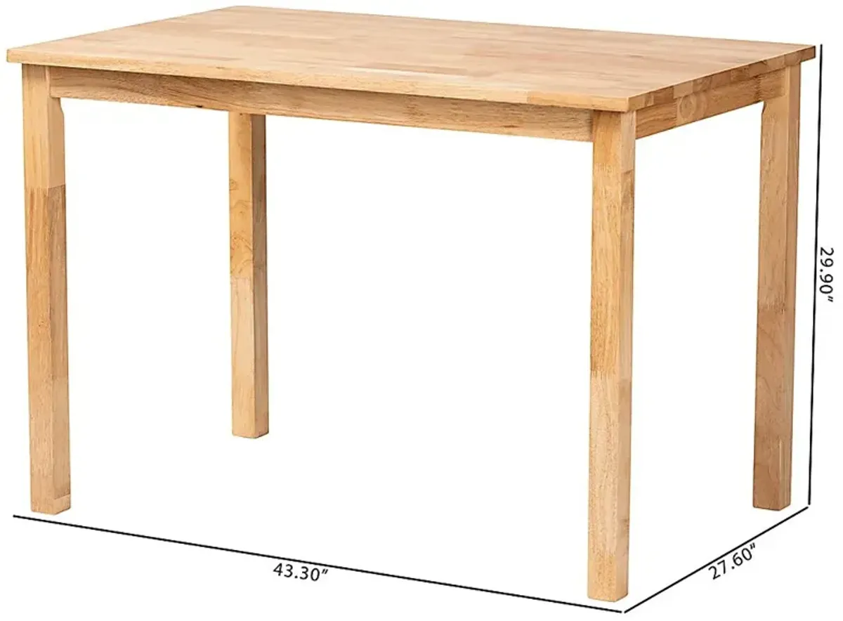 Tersolo Natural Dining Table