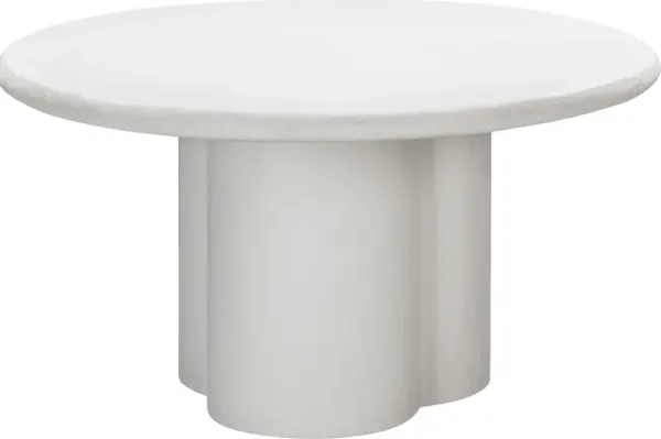 Mayfred White Dining Table