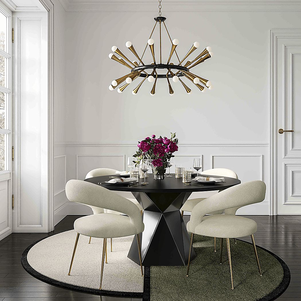 Rathton Black Dining Table