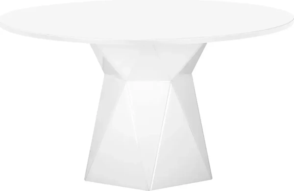 Rathton White Dining Table