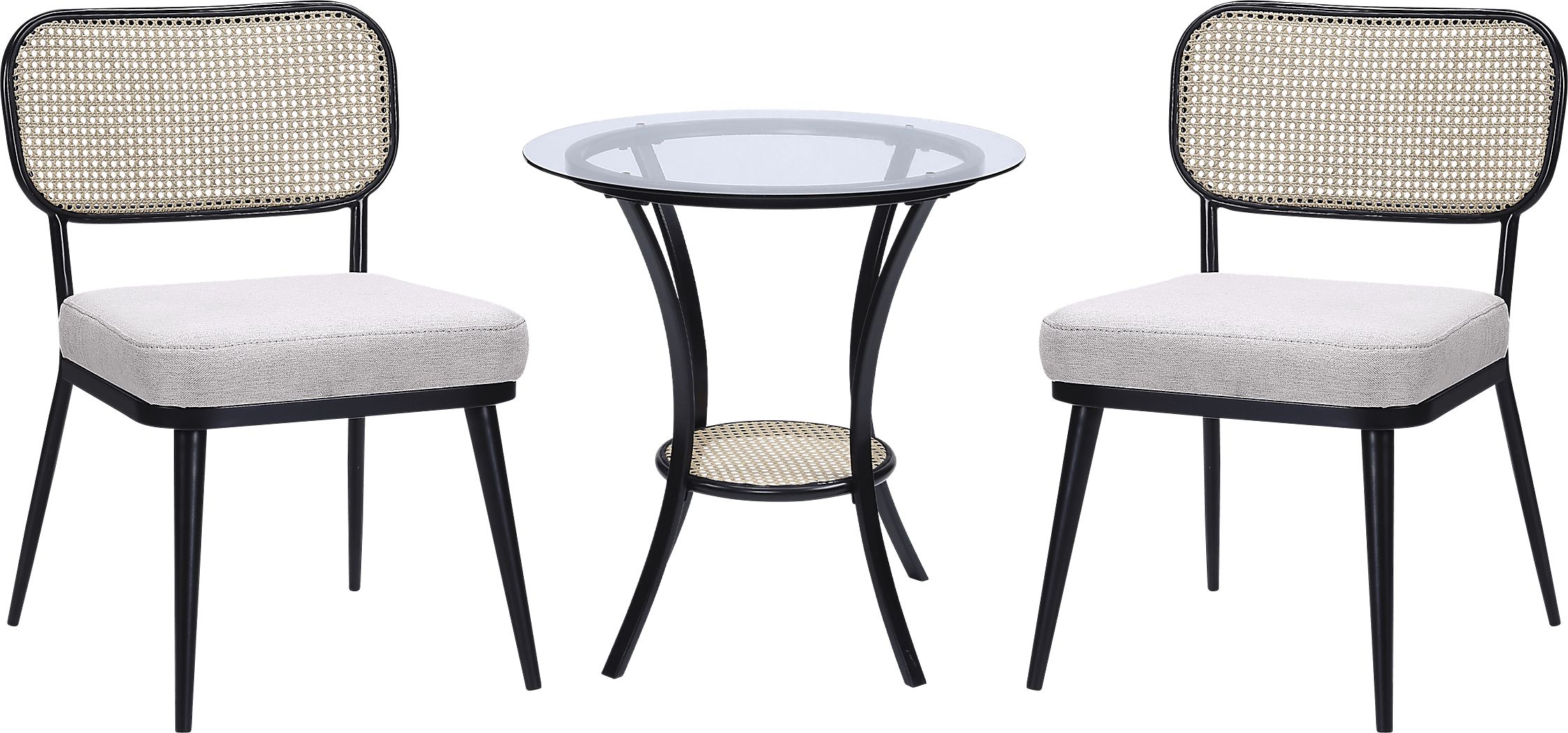 Ravensaide Black 3 Pc Dining Set