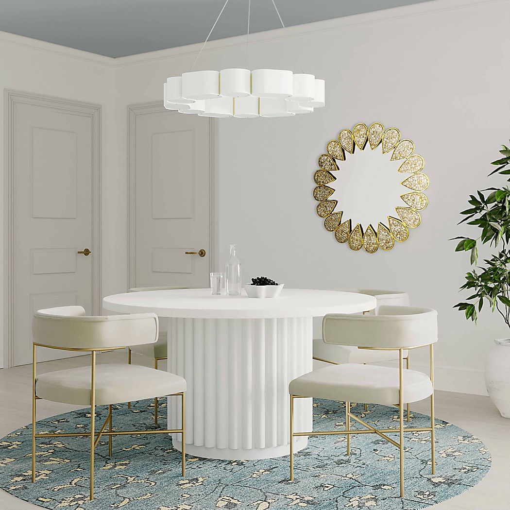 Stailey White Dining Table