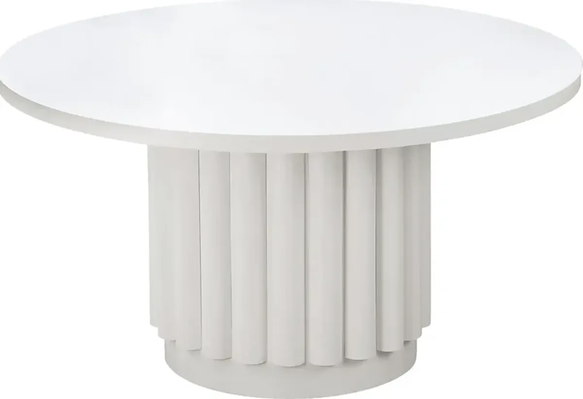 Stailey White Dining Table