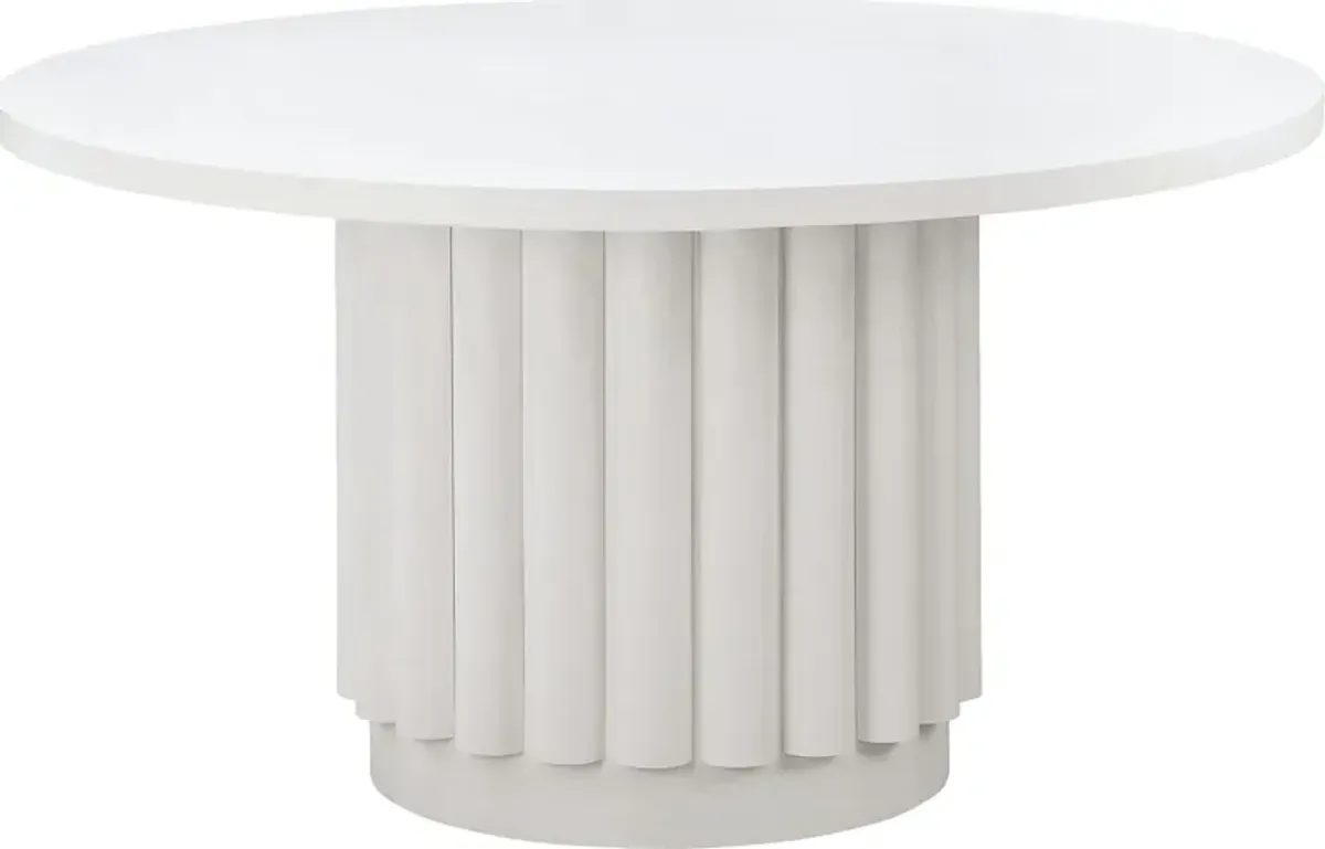 Stailey White Dining Table