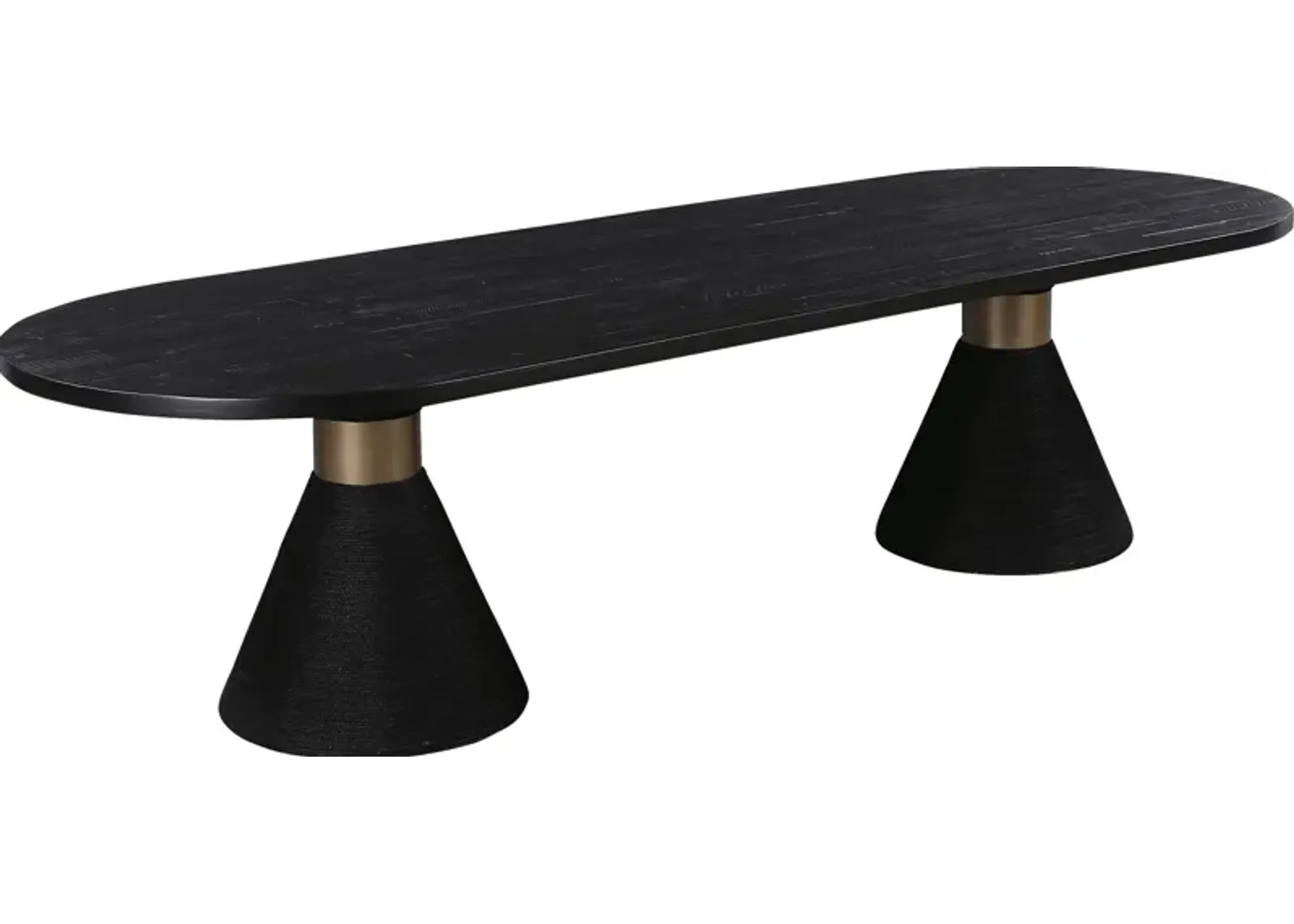 Gasteiger Black Oval Dining Table