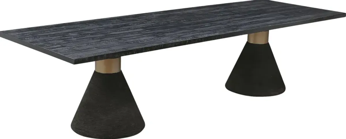 Gasteiger Black Rectangular Dining Table