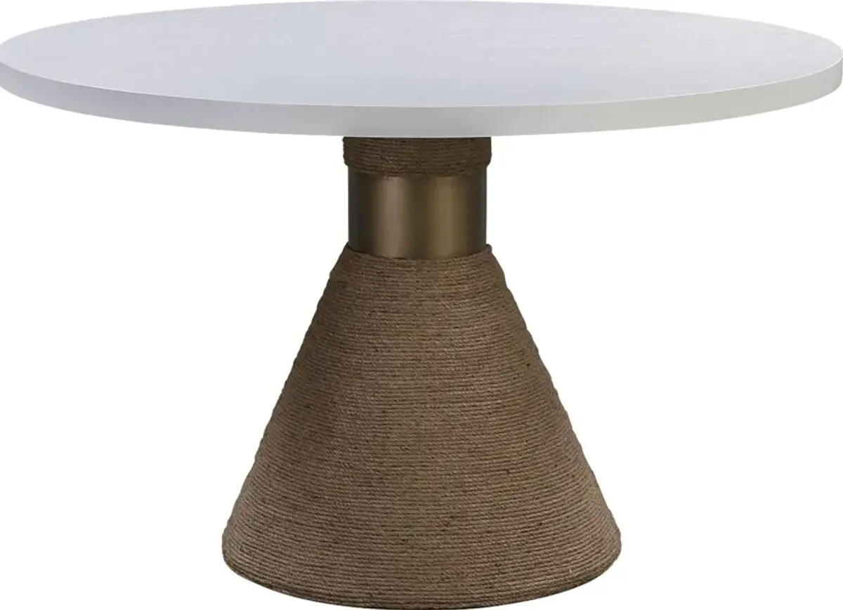 Gasteiger White Round Dining Table