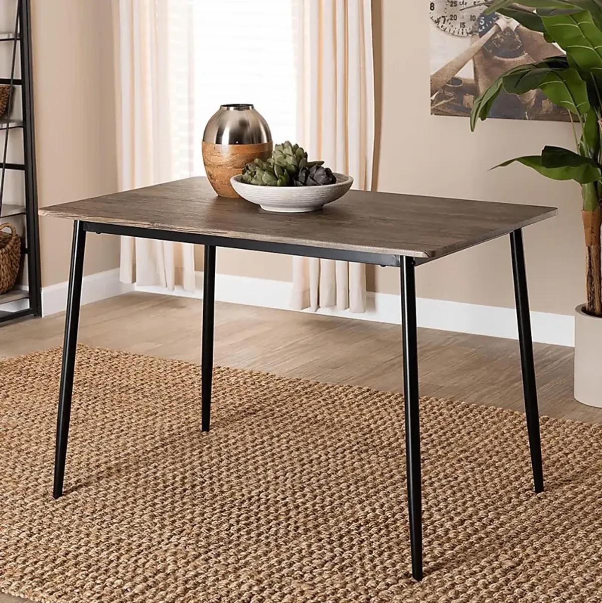 Cavaliero Brown Dining Table