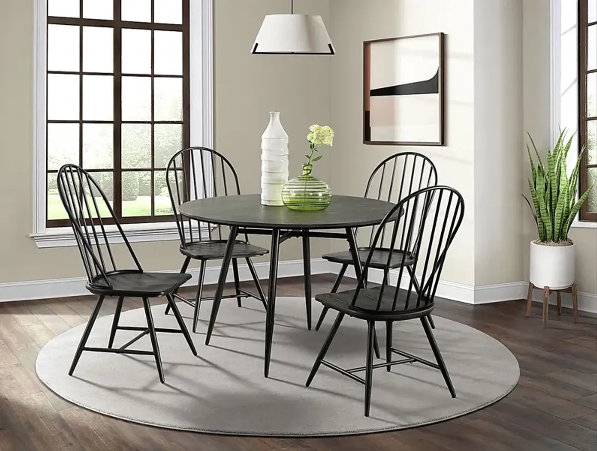 Meritum Black Dining Table