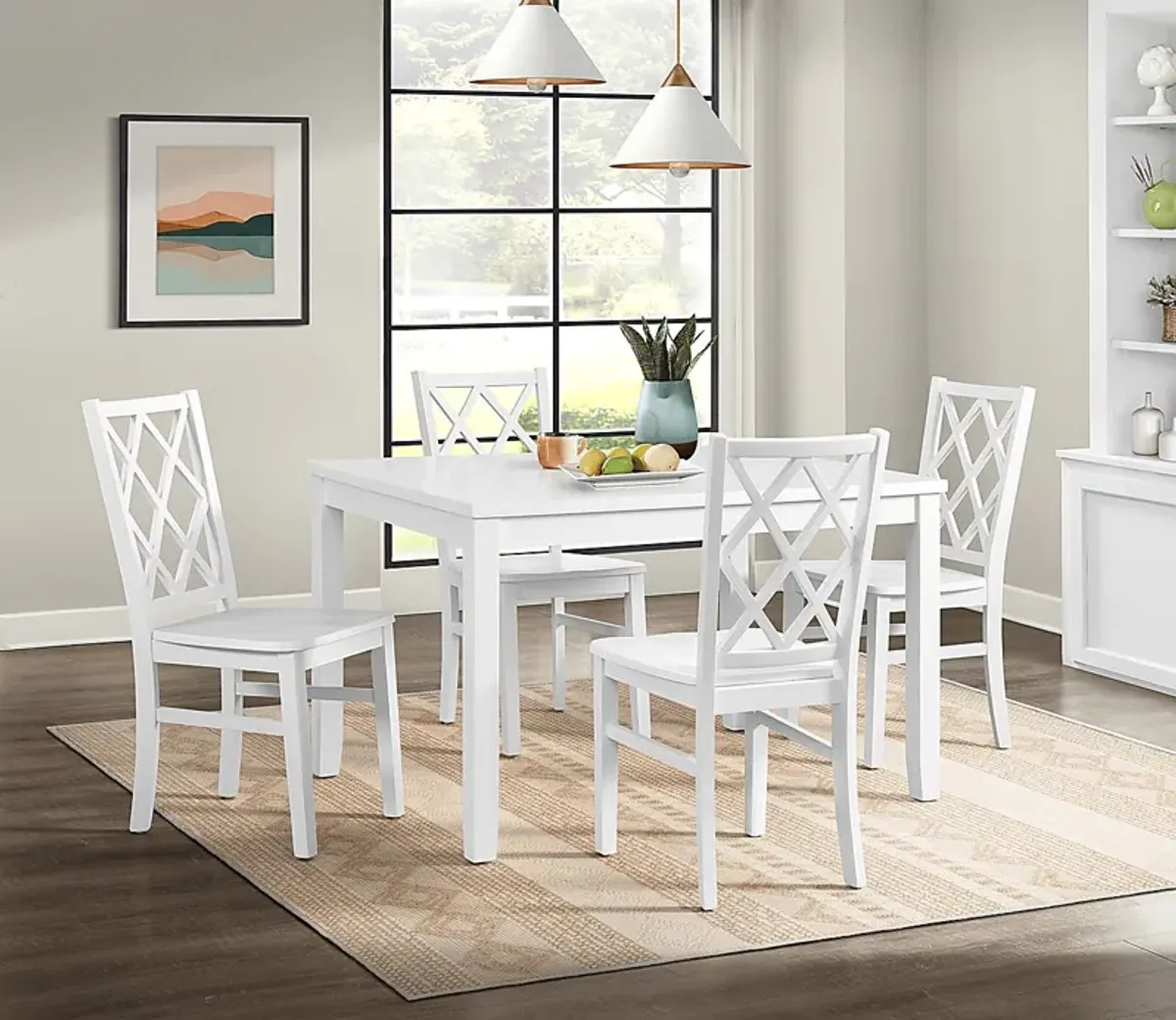 Ikenna White Dining Table