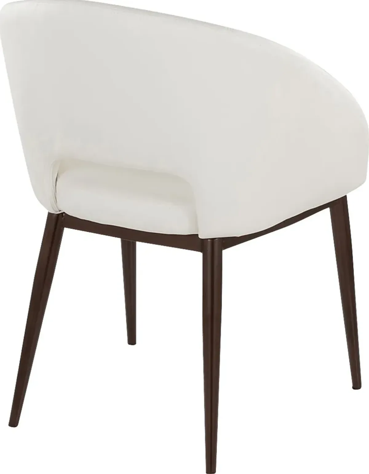 Miznner II White Accent Chair