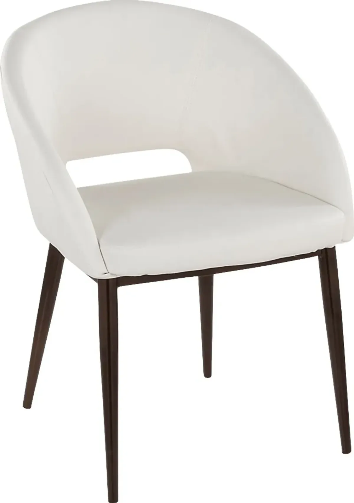 Miznner II White Accent Chair