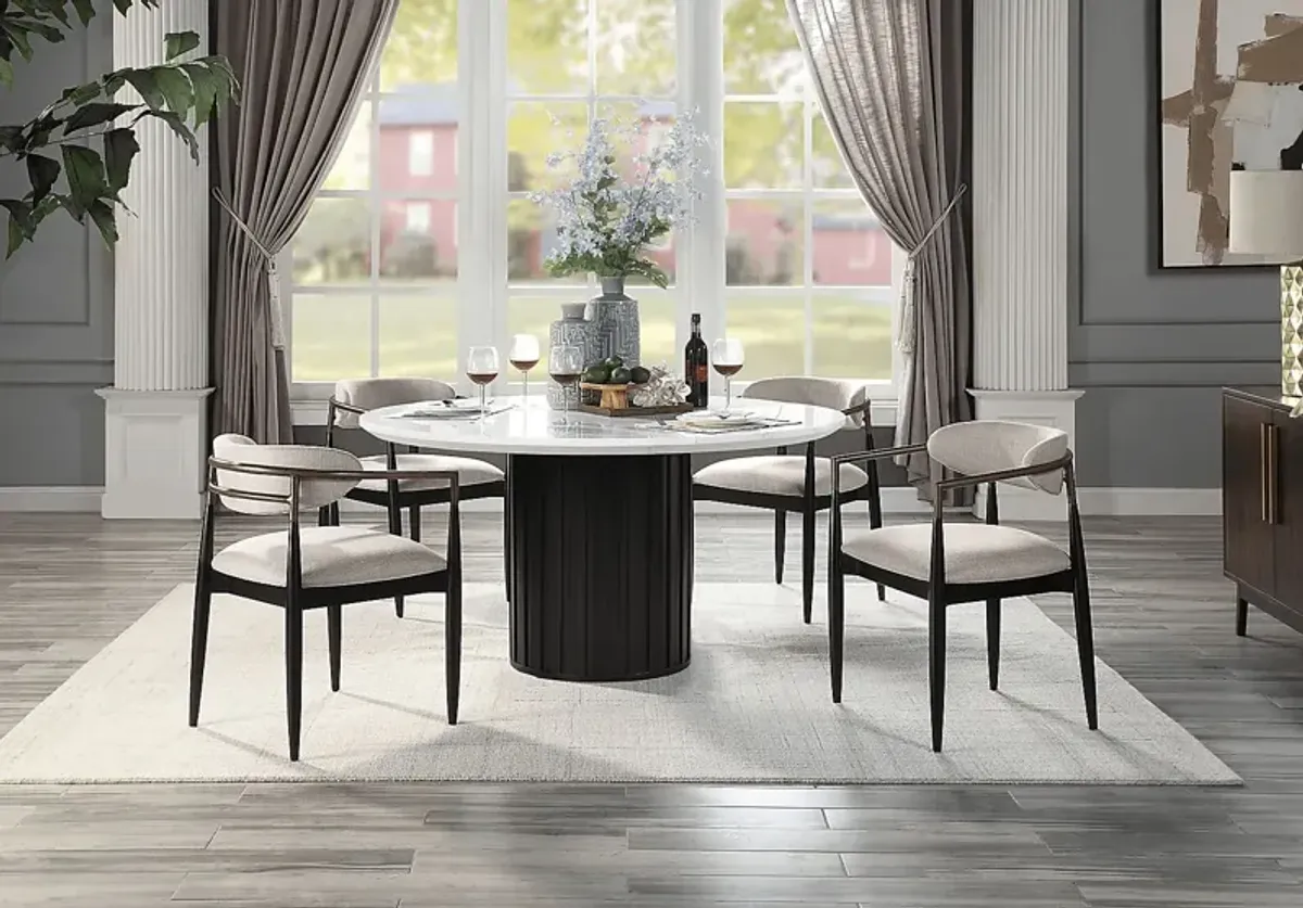 Cordorniz Black Dining Table