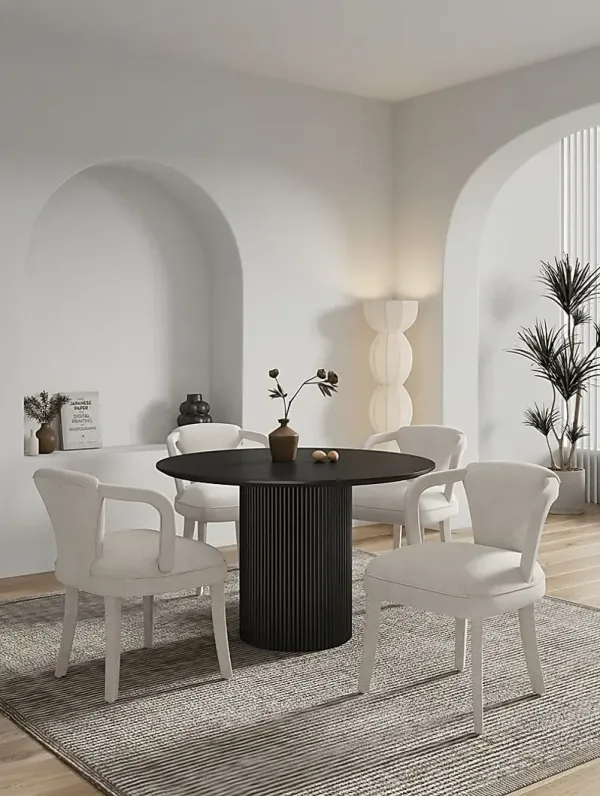Enramada Black and Ivory 5 Pc Dining Table Set